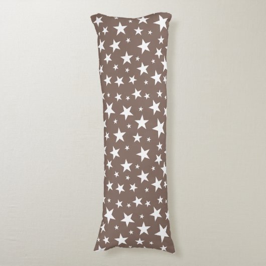 Star Repeating Pattern Body Pillow Lichaamskussen (Voorkant Verticaal)
