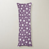 Star Repeating Pattern Body Pillow Lichaamskussen (Achterkant (Verticaal))