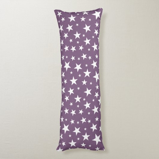 Star Repeating Pattern Body Pillow Lichaamskussen (Achterkant (Verticaal))