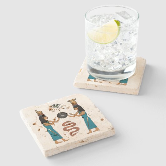 Star Riders Stone Onderzetter (Zijkant)