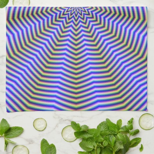 Star Ripples Theedoek (Gevouwen)