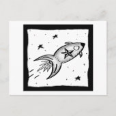 Star Rocketship - en Briefkaart (Voorkant)