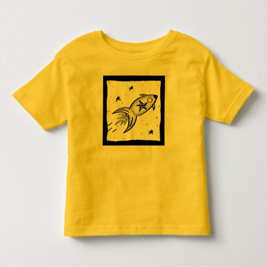 Star Rocketship - en Kinder Shirts (Voorkant)