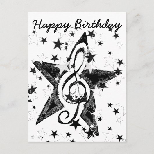 Star Rocks_ Briefkaart (Voorkant)