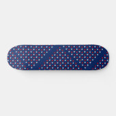 Star Rood Wit/Blauw Skateboard (Horizontaal)
