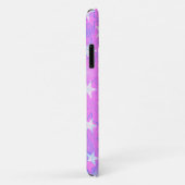 Star Roze Blauw Art Telefoon Case (Achterkant/rechts)