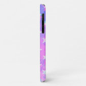 Star Roze Blauw Art Telefoon Case (Achterkant/links)
