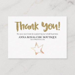 *~* STAR Roze - Logo DANK U QR AP8 Review Informatiekaartje