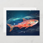 Star Salmon Briefkaart (Voorkant / Achterkant)