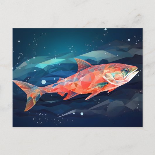 Star Salmon Briefkaart (Voorkant)