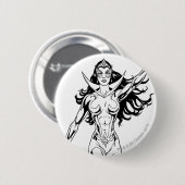 Star Sapphire 6 Ronde Button 5,7 Cm (Voorkant /achterkant)