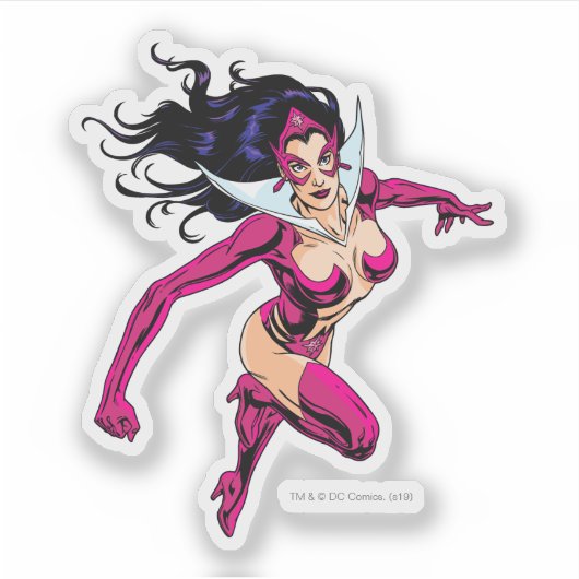 Star Sapphire Flying Sticker (Voorkant)