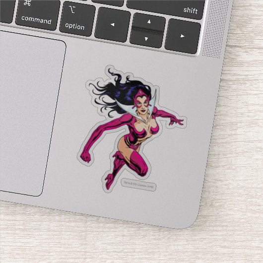 Star Sapphire Flying Sticker (Detail)