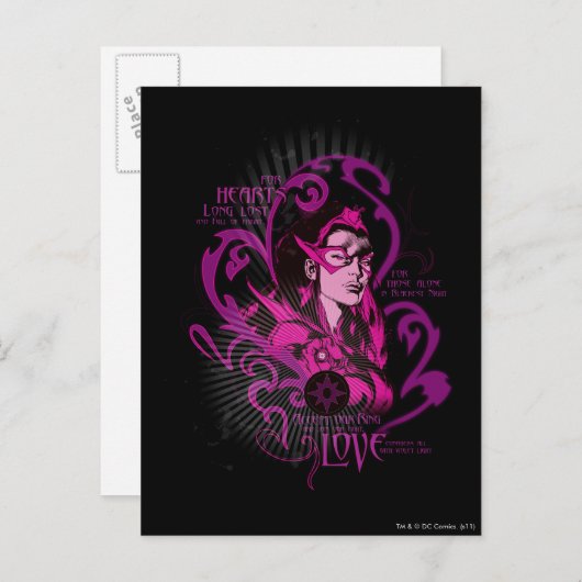 Star Sapphire Graphic 1 Briefkaart (Voorkant / Achterkant)