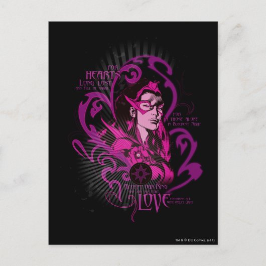 Star Sapphire Graphic 1 Briefkaart (Voorkant)