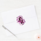 Star Sapphire Graphic 1 Ronde Sticker (Envelop)