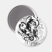 Star Sapphire Graphic 2 Magneet (Voorkant / Achterkant)