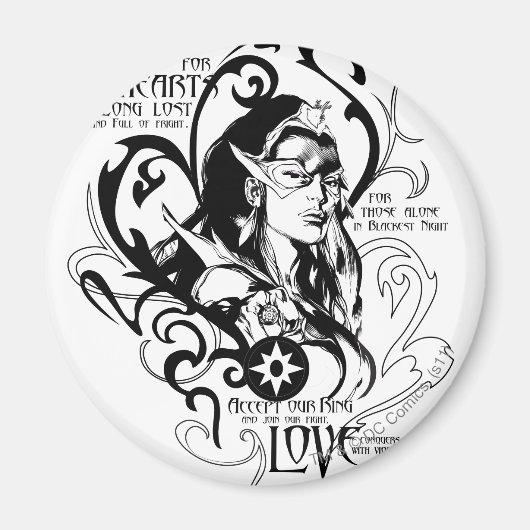 Star Sapphire Graphic 2 Magneet (Voorkant)