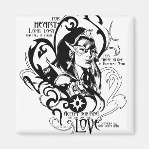 Star Sapphire Graphic 2 Magneet