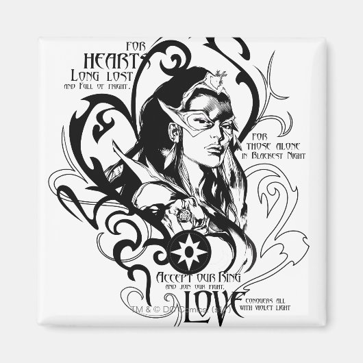 Star Sapphire Graphic 2 Magneet (Voorkant)