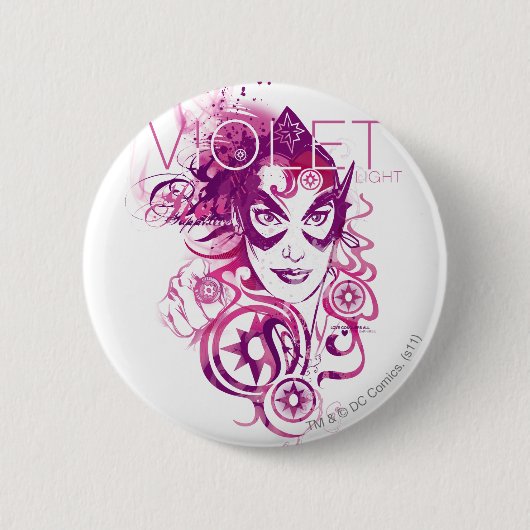 Star Sapphire Graphic 3 Ronde Button 5,7 Cm (Voorkant)