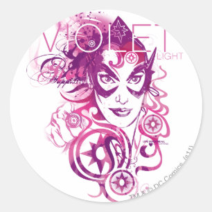 Star Sapphire Graphic 3 Ronde Sticker