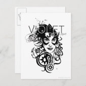 Star Sapphire Graphic 4 Briefkaart (Voorkant / Achterkant)