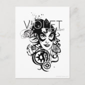 Star Sapphire Graphic 4 Briefkaart (Voorkant)