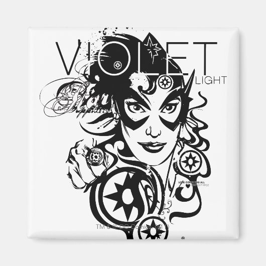 Star Sapphire Graphic 4 Magneet (Voorkant)