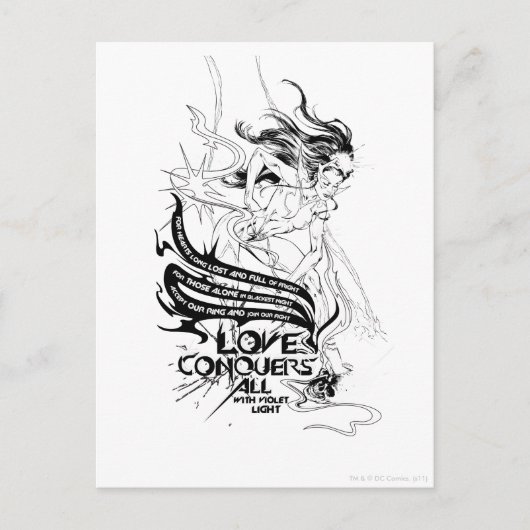 Star Sapphire Graphic 5 Briefkaart (Voorkant)