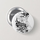 Star Sapphire Graphic 5 Ronde Button 5,7 Cm (Voorkant /achterkant)