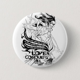 Star Sapphire Graphic 5 Ronde Button 5,7 Cm