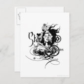 Star Sapphire Graphic 7 Briefkaart (Voorkant / Achterkant)