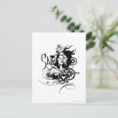 Star Sapphire Graphic 7 Briefkaart (Staand voorkant)