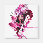 Star Sapphire Graphic 8 Magneet (Voorkant)