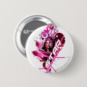 Star Sapphire Graphic 8 Ronde Button 5,7 Cm (Voorkant /achterkant)