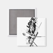 Star Sapphire Graphic 9 Magneet (Voorkant / Achterkant)