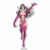 Star Sapphire Hand Raised Sticker (Voorkant)
