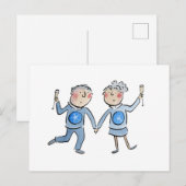 Star Sapphire Jubileum Briefkaart (Voorkant / Achterkant)