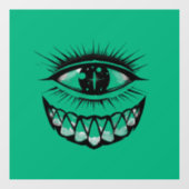 Star Scarred Cyclops Raamsticker (Vel)