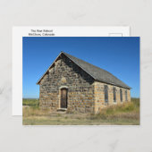 Star School, Bent County, Colorado Briefkaart (Voorkant / Achterkant)