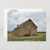 Star School, Bent County, Colorado Briefkaart (Voorkant / Achterkant)