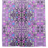 Star Scribble Pastel Douchegordijn (Voorkant)