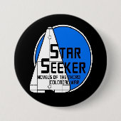 Star Seeker Blue Logo Button - 3 inch (Voorkant)