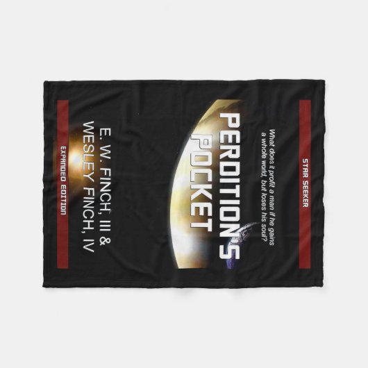 Star Seeker, kapitein's Blanket Fleece Deken (Voorkant (Horizontaal))