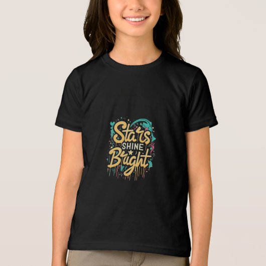 Star Shine Bright Tri-Blend Shirt (Voorkant)