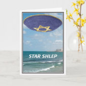 Star Shlep Jewish Birthday Card Kaart (Gele Bloem)