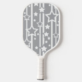 Star Shower Zilver Grijs Pickleball Paddle (Achterkant)