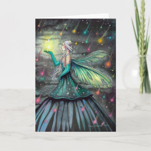 Star Showers Celestiel Fairy Fantasy Art Kaart