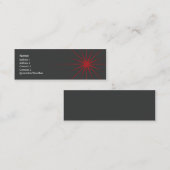 Star - Skinny Mini Visitekaartje (Voorkant / Achterkant)